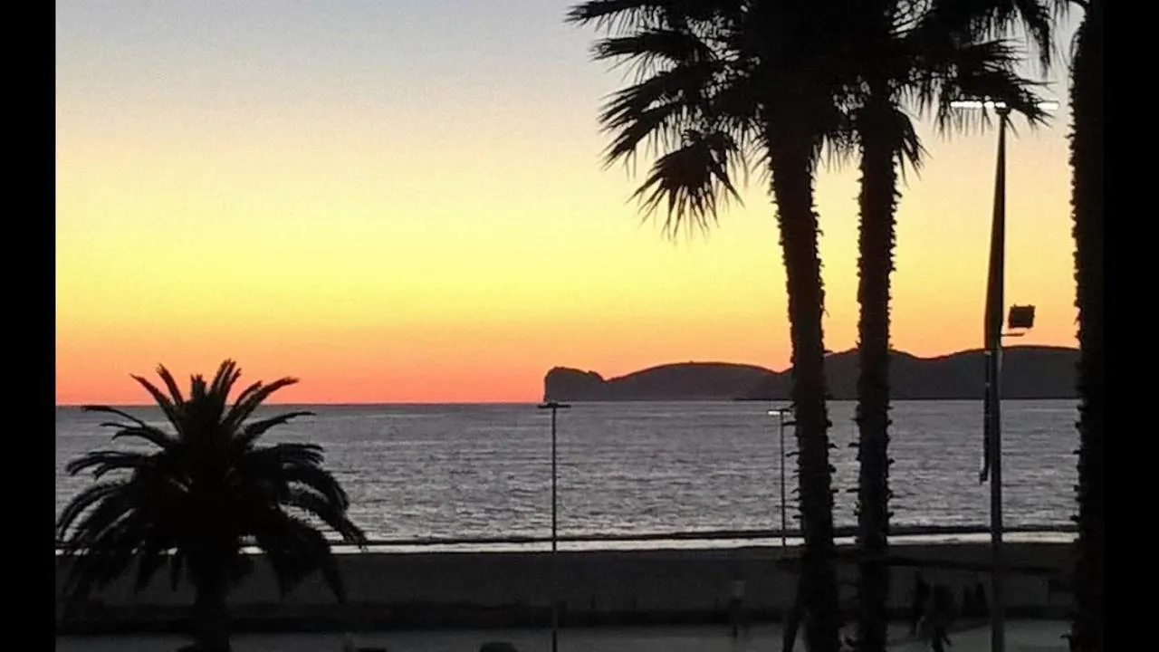 Orange Sunset, Seaview & Beach Front Alghero